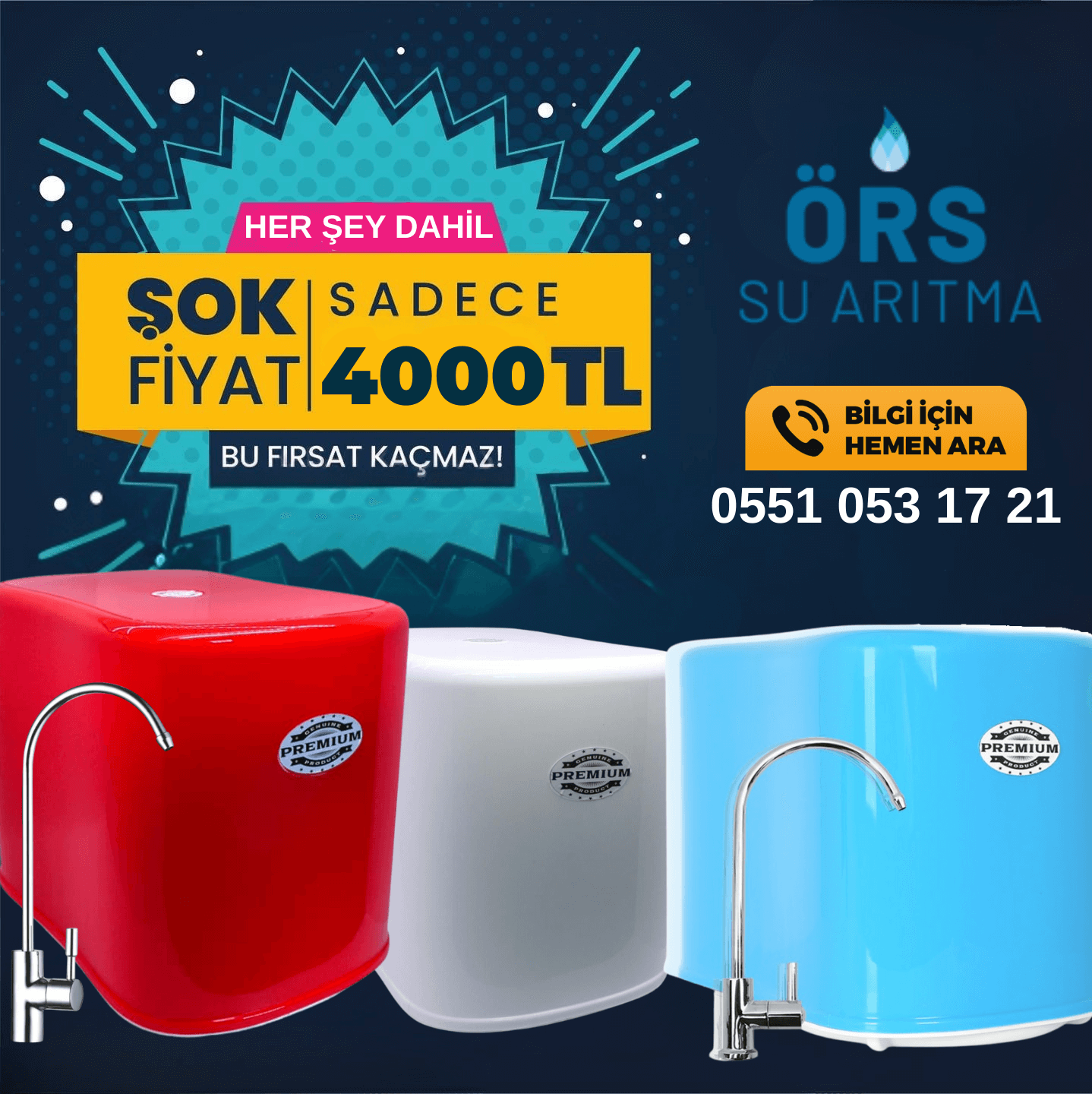 Şok Fiyat Su Arıtma Cihazları