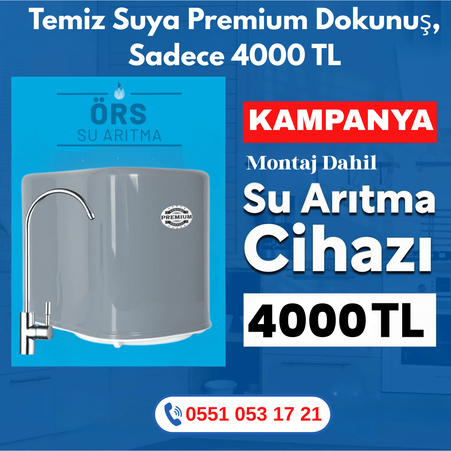 Premium Bolero Su Arıtma Cihazı Kampanyası